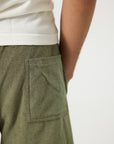 Terry Shorts Army Green