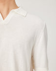 Merino Polo White