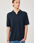 Merino Polo Navy