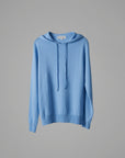 Cashmere Hoodie Light Blue