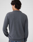 Full-Zip Polo Grey